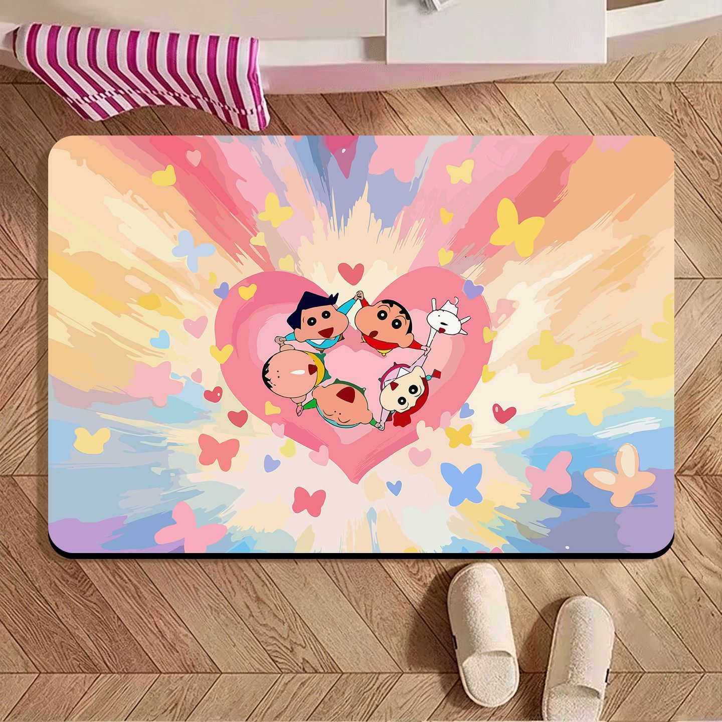 Crayon Shin‑chan Irregular Bat - đánh giá và giá Quick Dry Diatomite Bath Mat