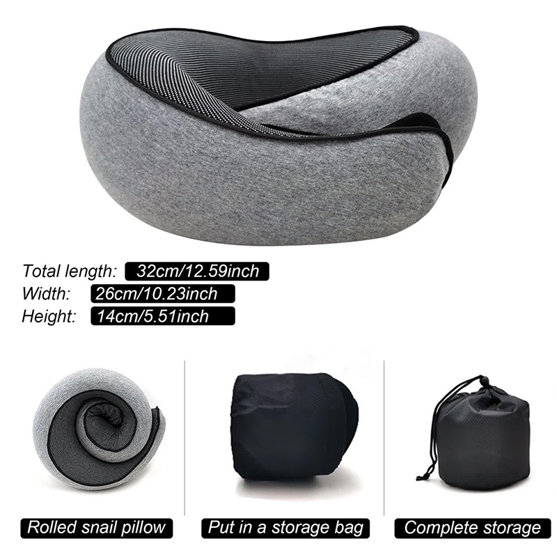Travel Neck Pillow Memory Foam - đánh giá và giá Anti Snore Contour Pillow