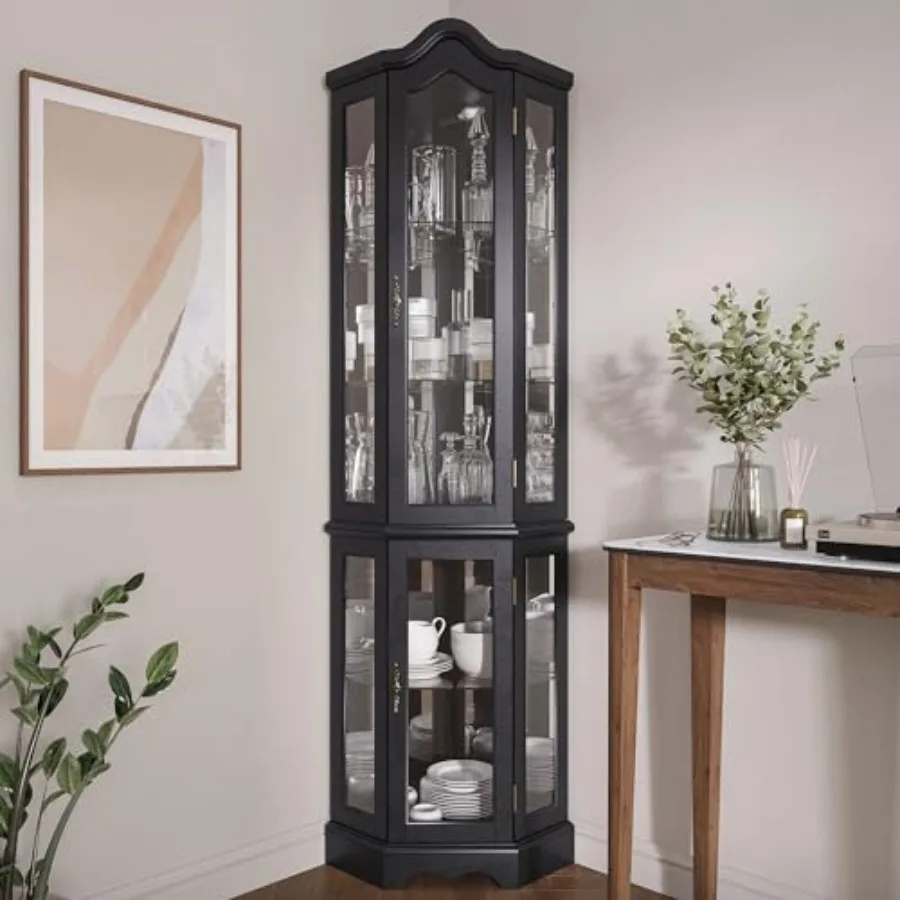 Lighted 3-side glass display c - đánh giá và giá Kitchen