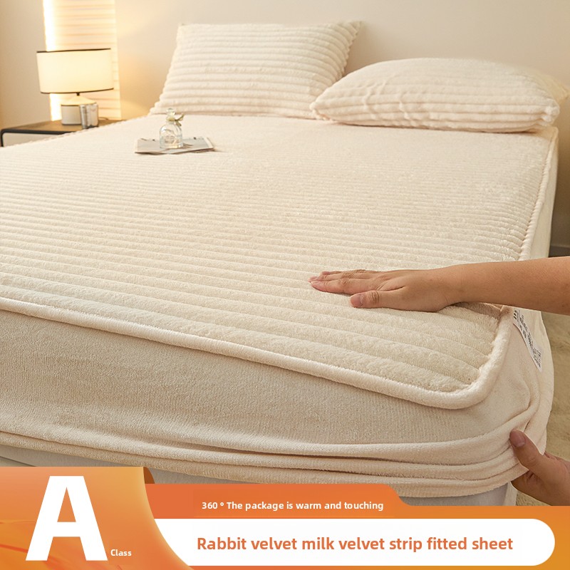 Imitation Rabbit Plush Winter  - đánh giá và giá Fitted Bed Sheets Deep Pocket