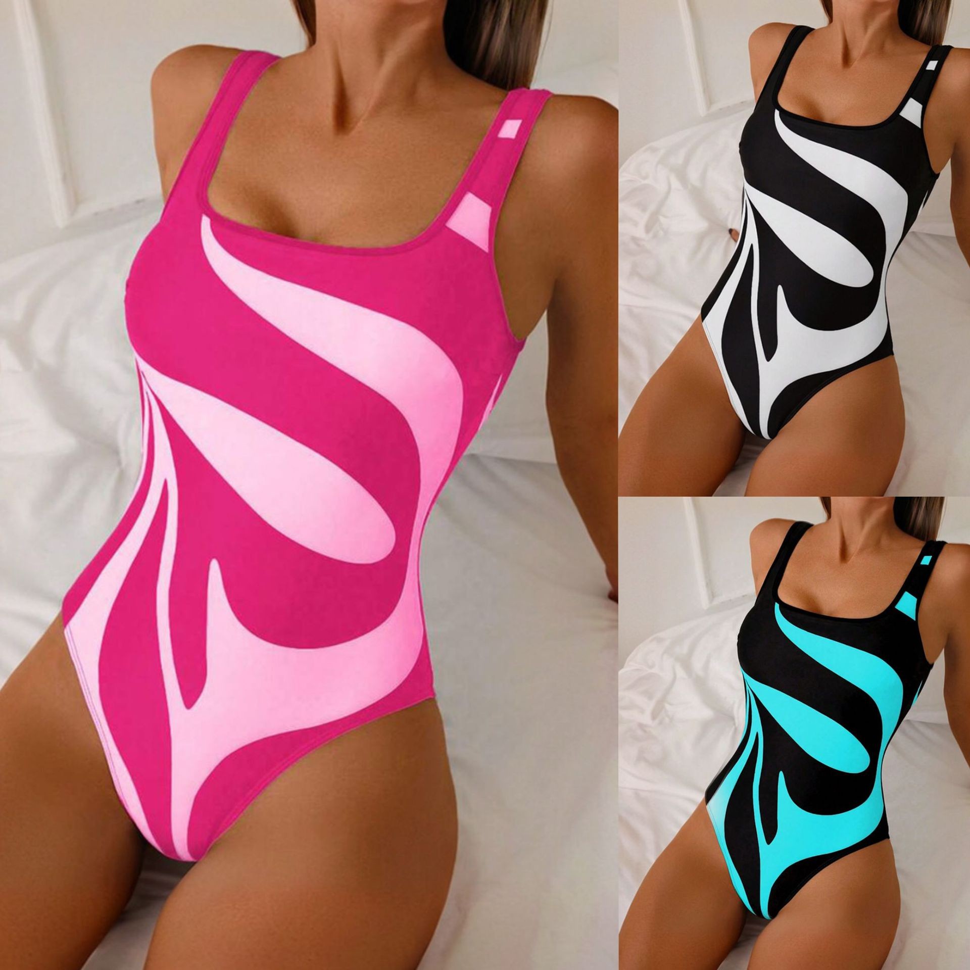 Woman Tankini Abstract Print B - đánh giá và giá Bath