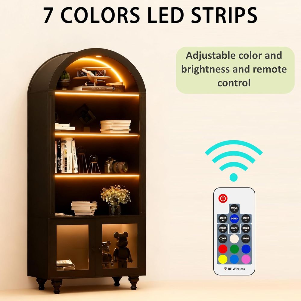 Wooden Arched Display Storage  - đánh giá và giá Storage & Organization