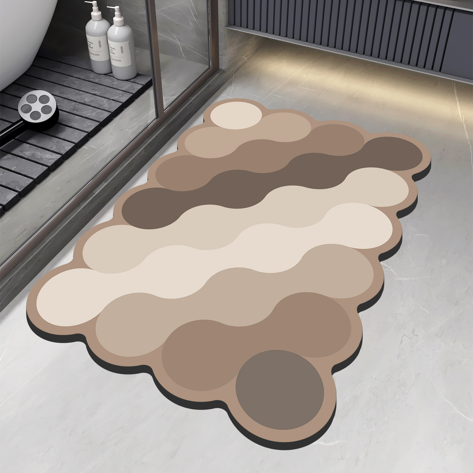 Luxury Diatomite Bathroom Show - đánh giá và giá Quick Dry Diatomite Bath Mat